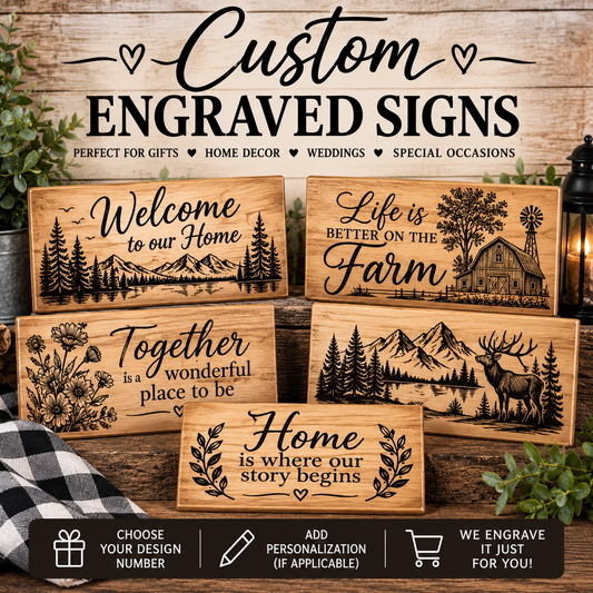 Personalized Engraved Sign